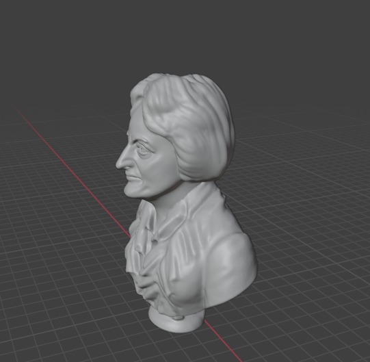 Betty Friedan 3D print model_20