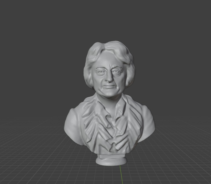 Betty Friedan 3D print model_1