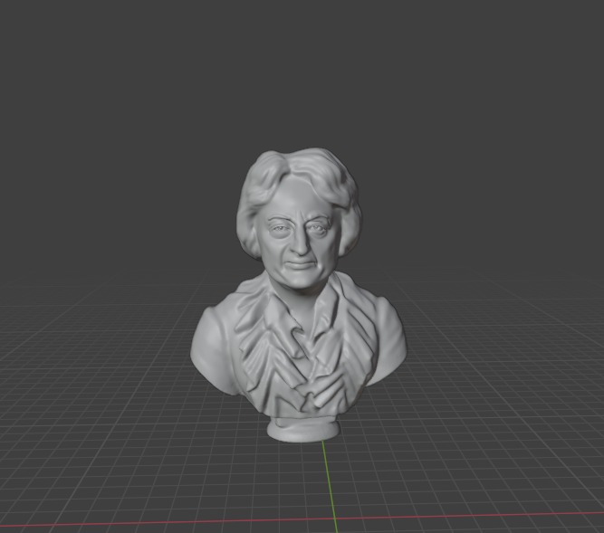 Betty Friedan 3D print model_10