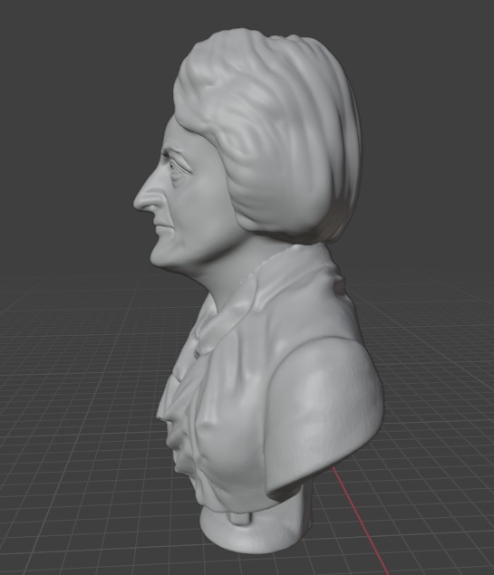 Betty Friedan 3D print model_21