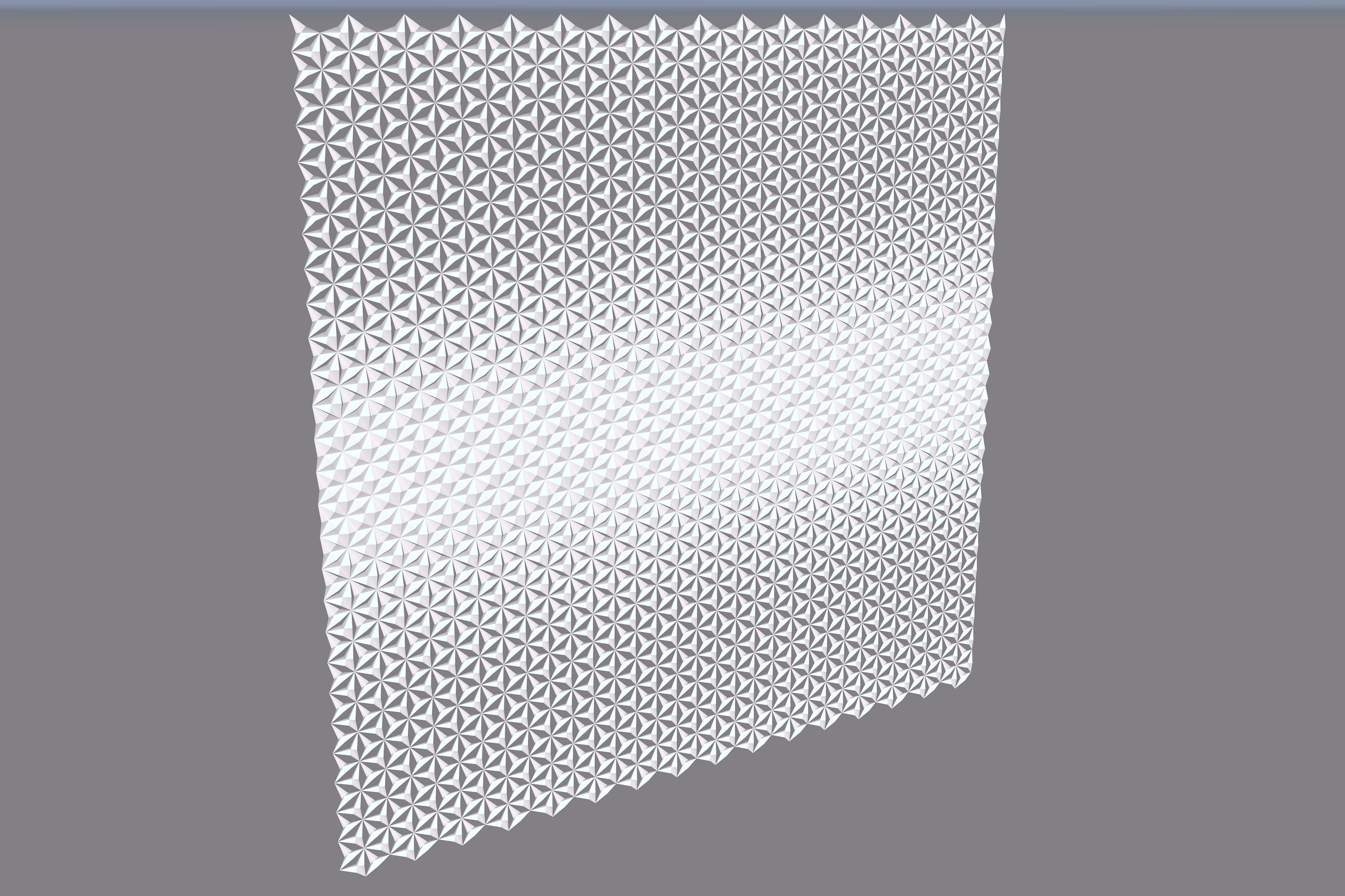 parametric sheets Low-poly 3D model_5