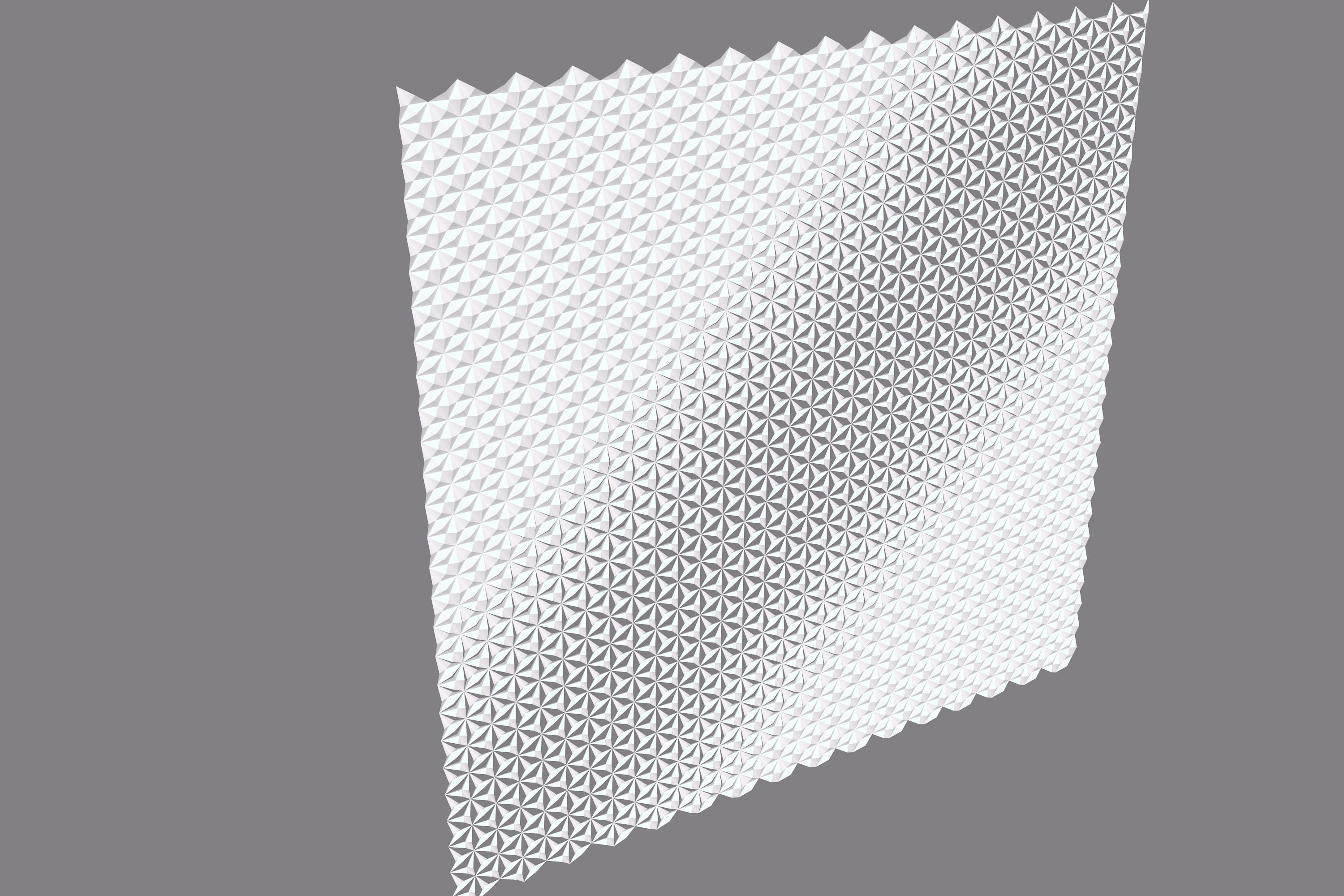 parametric sheets Low-poly 3D model_3