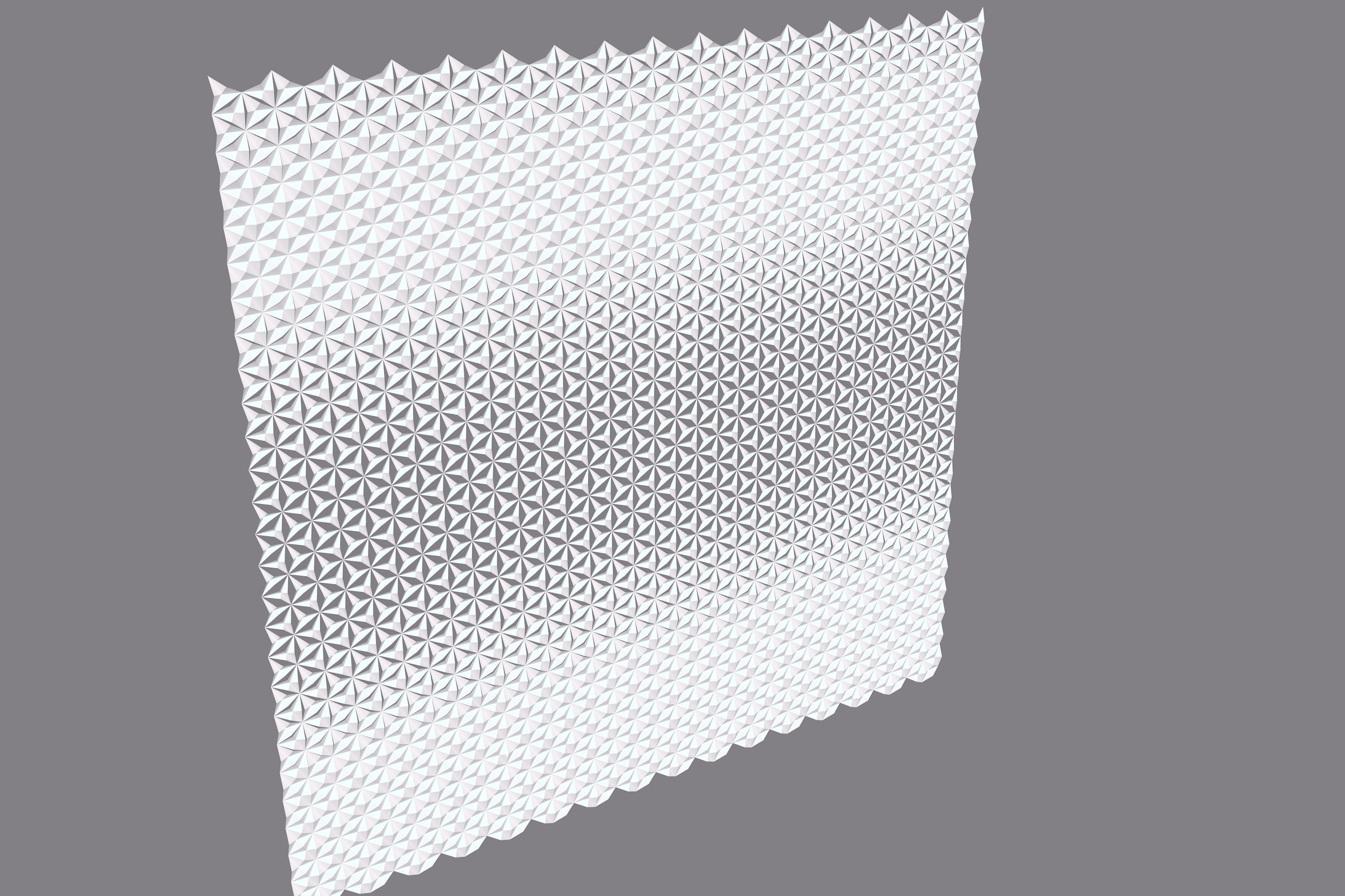 parametric sheets Low-poly 3D model_2