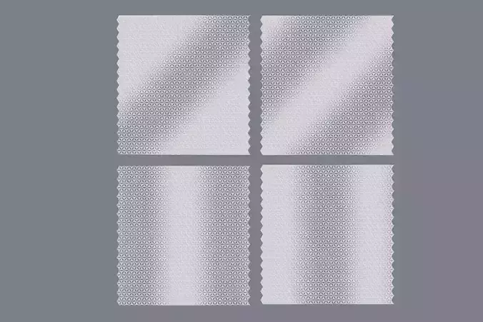 parametric sheets Low-poly 3D model