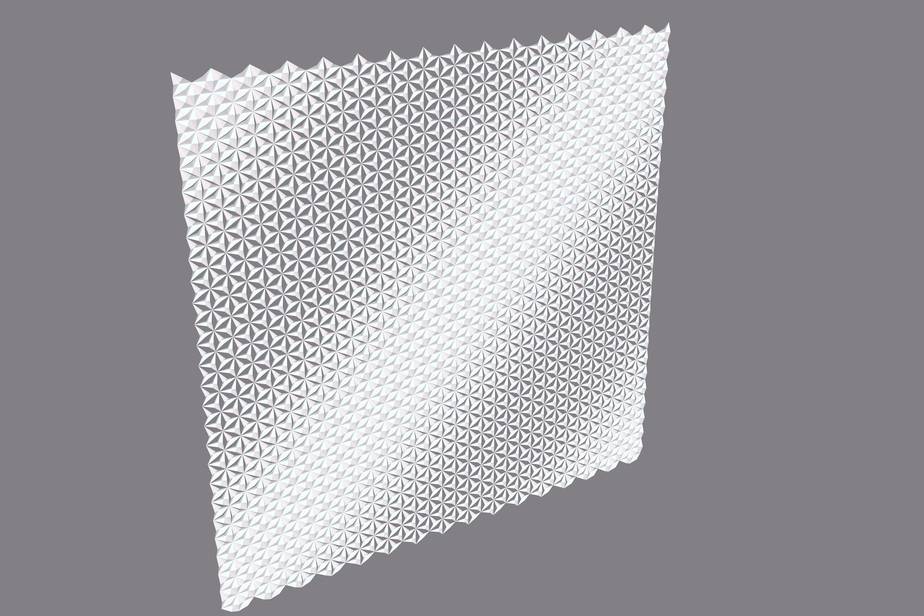 parametric sheets Low-poly 3D model_1
