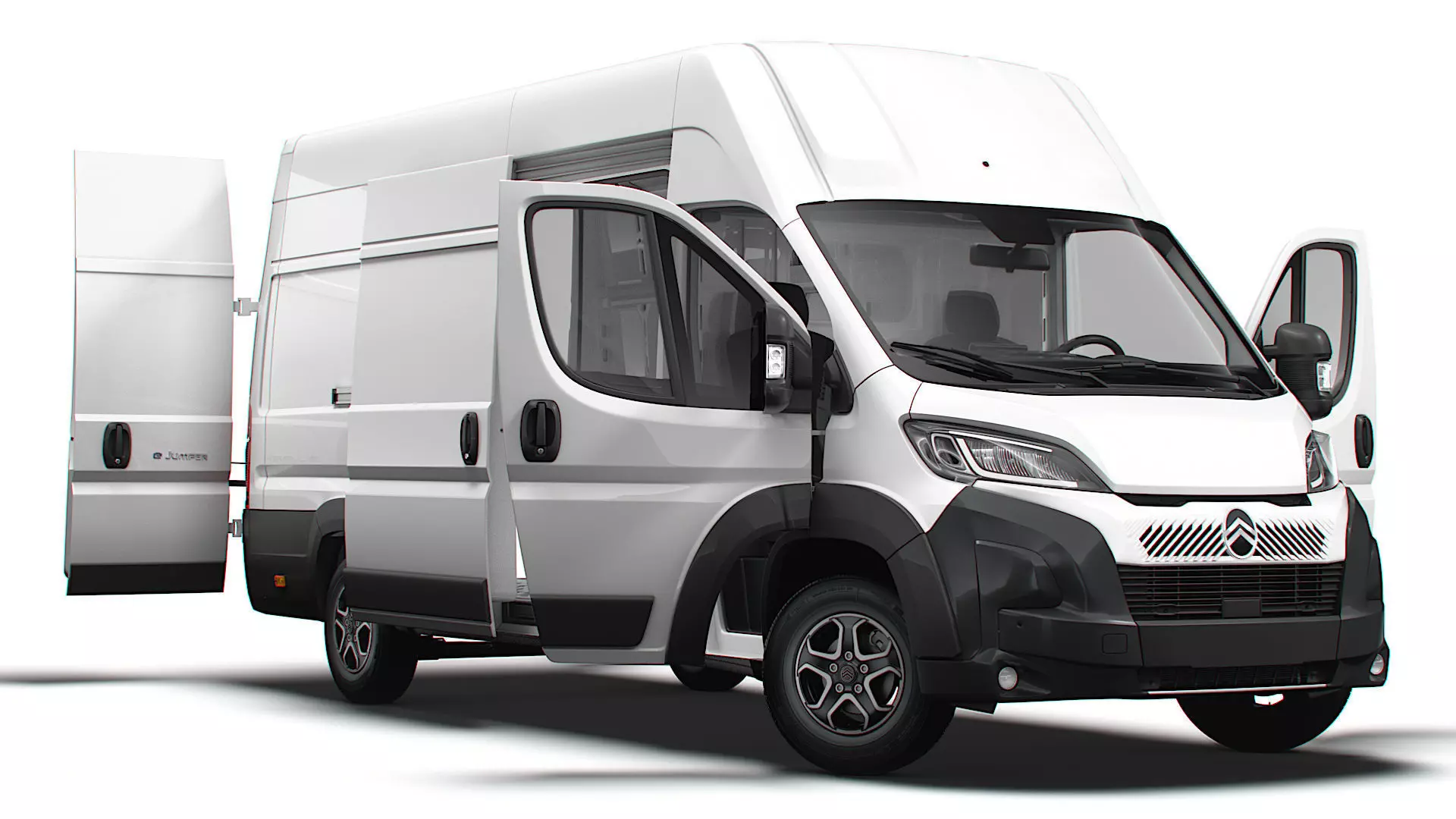 Citroen e Jumper Van L4H3 HQ Interior 2025 3D model
