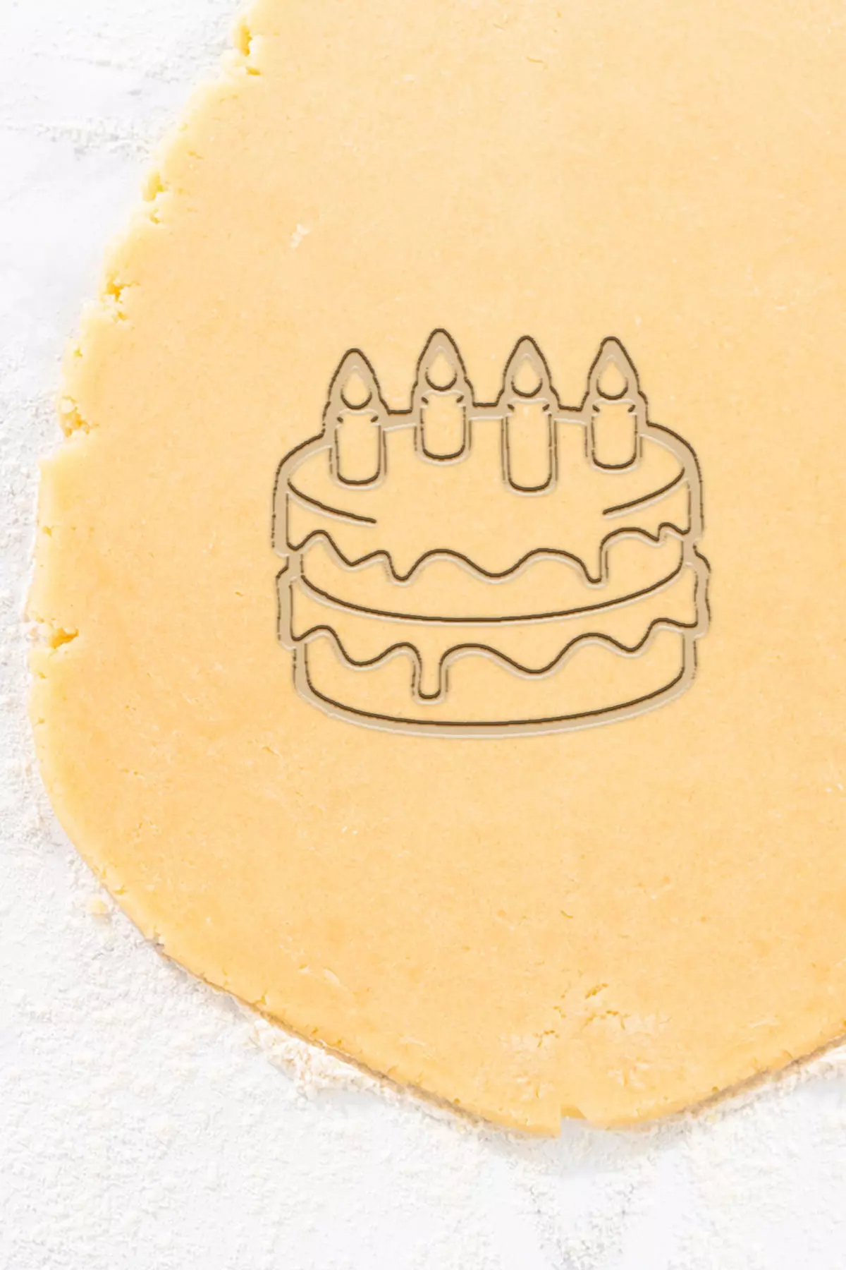 Birthday Cake Cookie Cutter - Biscuit Cutter 3D print model
