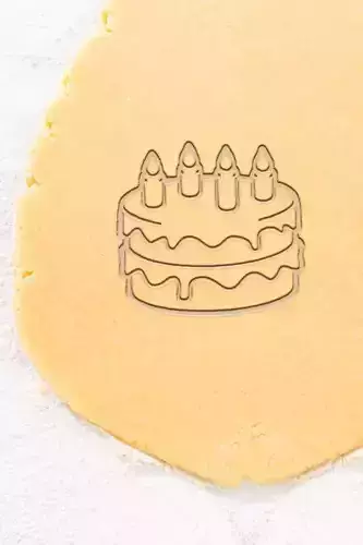 Birthday Cake Cookie Cutter - Biscuit Cutter
