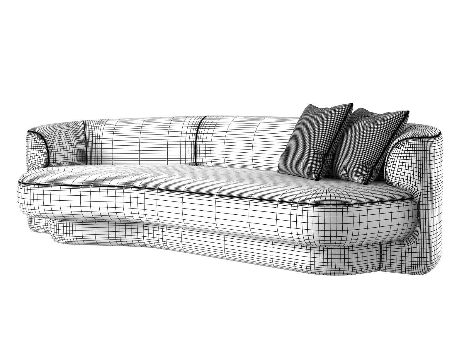Yumi Sofa 3D model_2