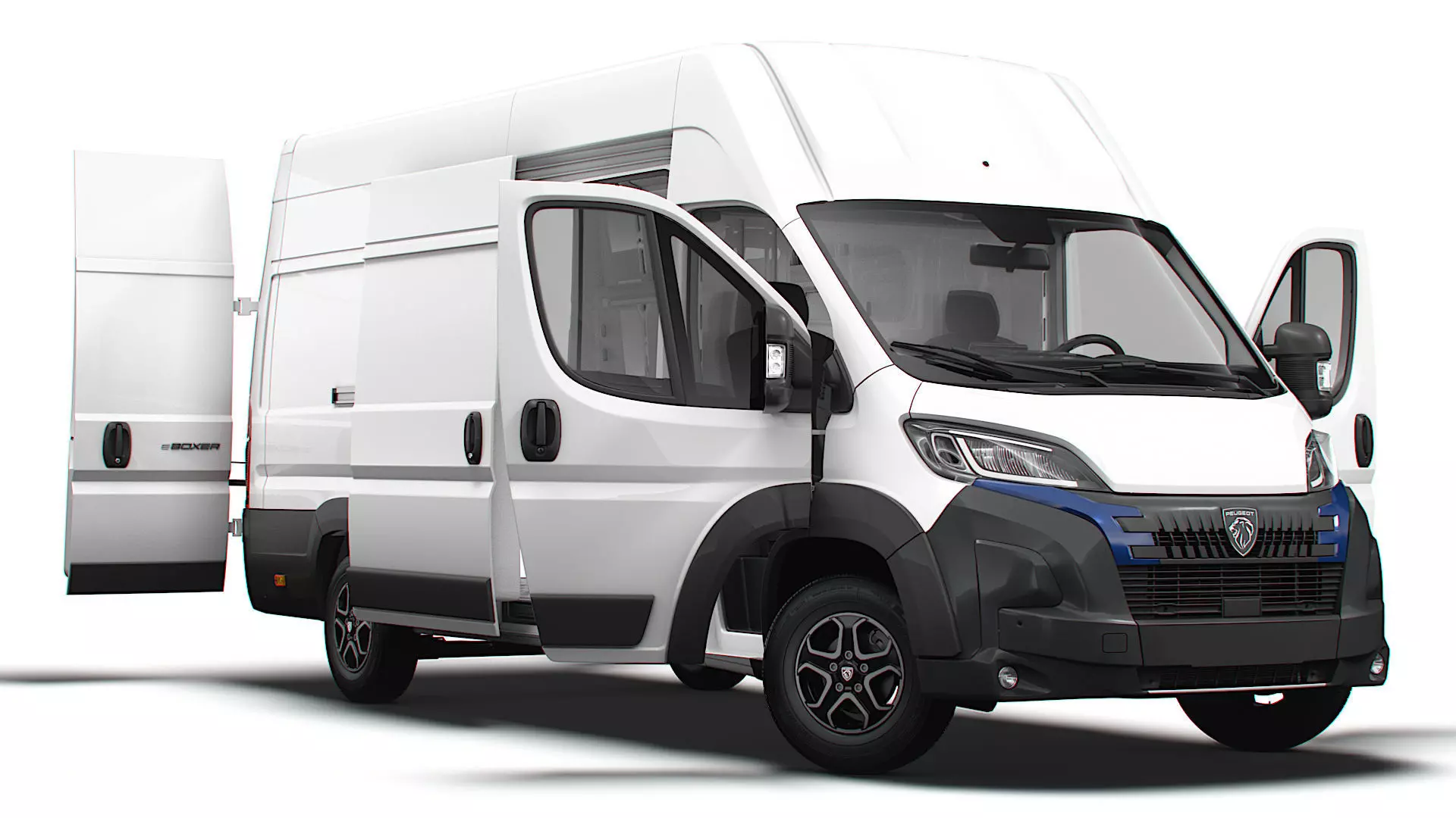 Peugeot e Boxer Van L4H3 HQ Interior 2025 3D model