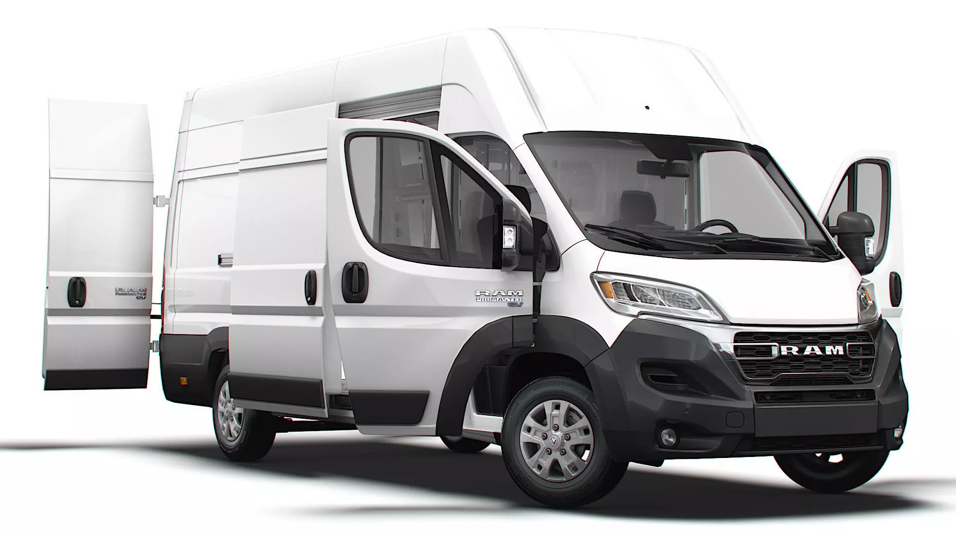 RAM Promaster e Van L4H3 HQ Interior 2025 3D model