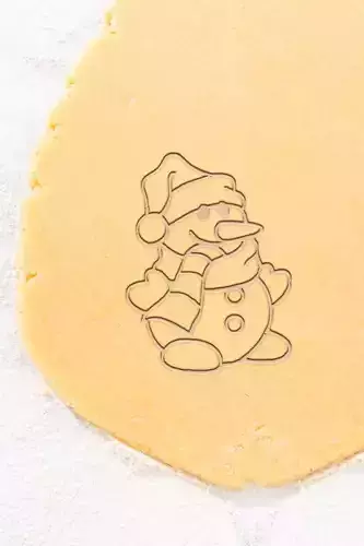 Snowman Cookie Cutter - Biscuit Cutter