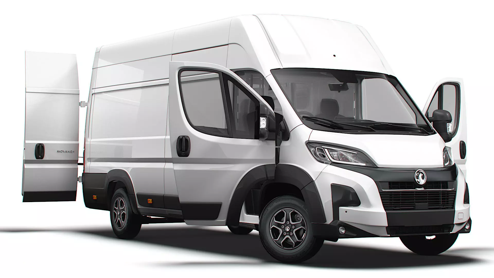 Vauxhall Movano e Van L4H3 HQ Interior 2025 3D model