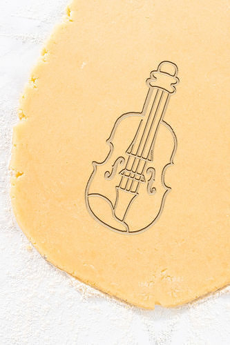 Violin Cookie Cutter - Biscuit Cutter 3D print model