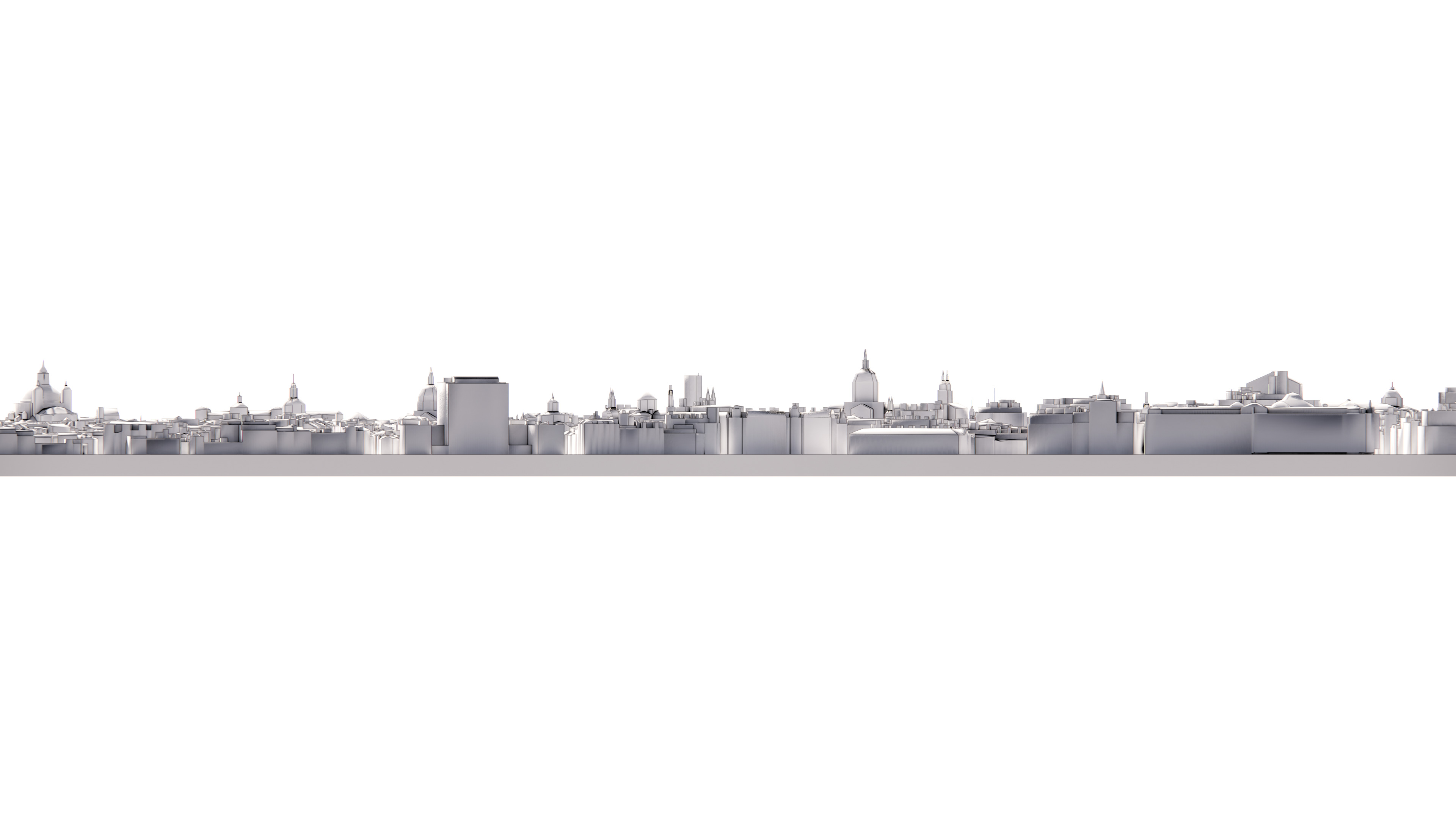 Madrid Centro - Detailed 3D City Model - LOD2 3D Printing Ready 3D model_8