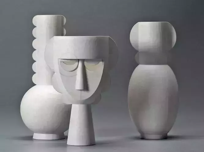 Ceramic Vases Set 5