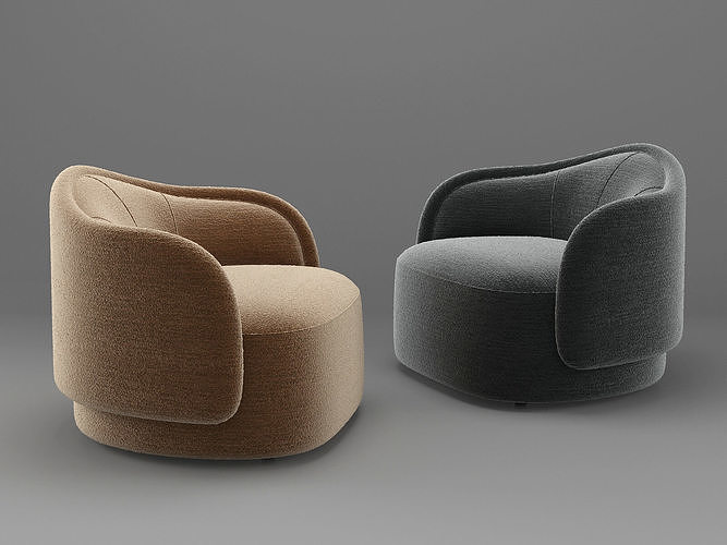 Pia Armchair 3D model