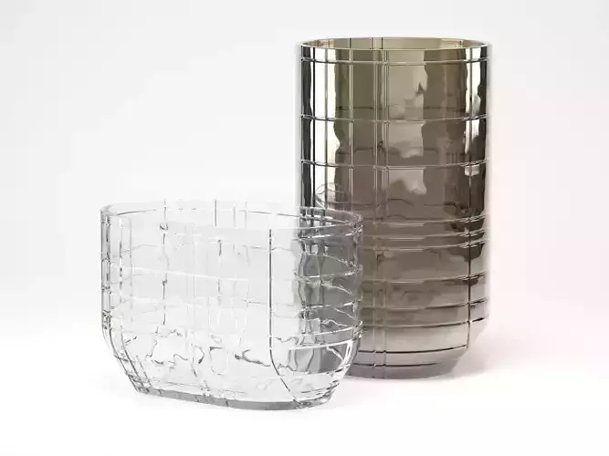 Prismes Glass Vases