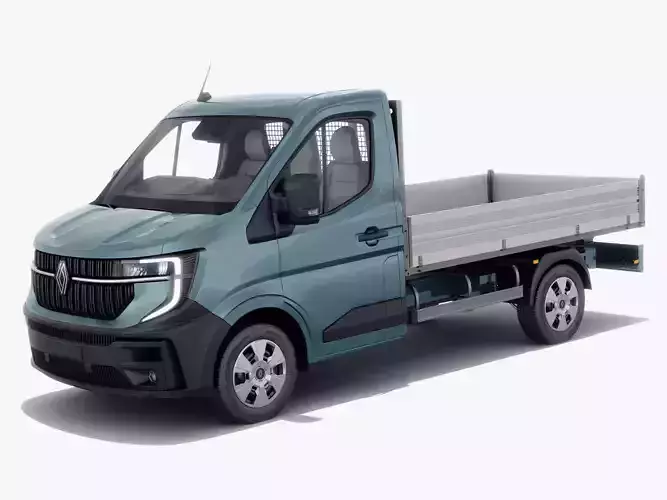 Renault Master pick-up 2024 with interior