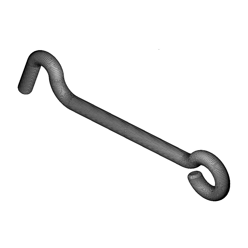 Window Hook Latch 3D print model_4