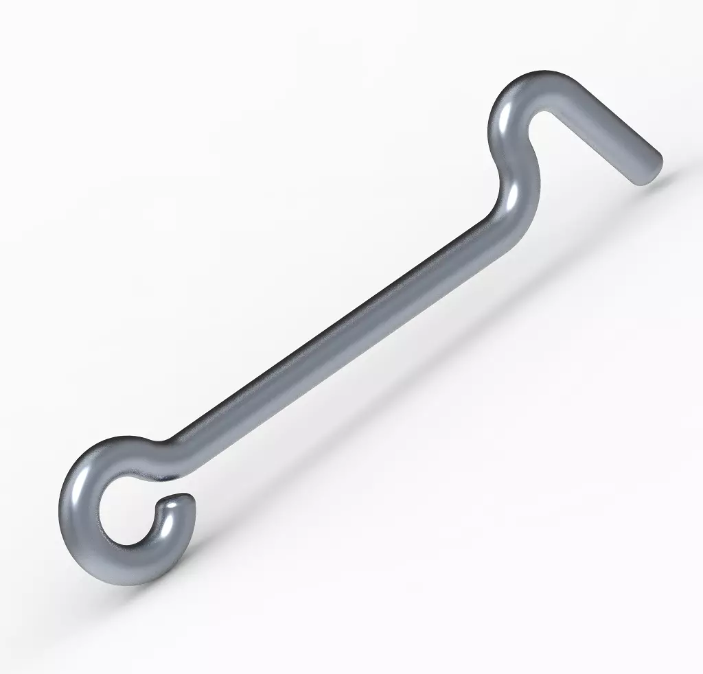 Window Hook Latch 3D print model_0