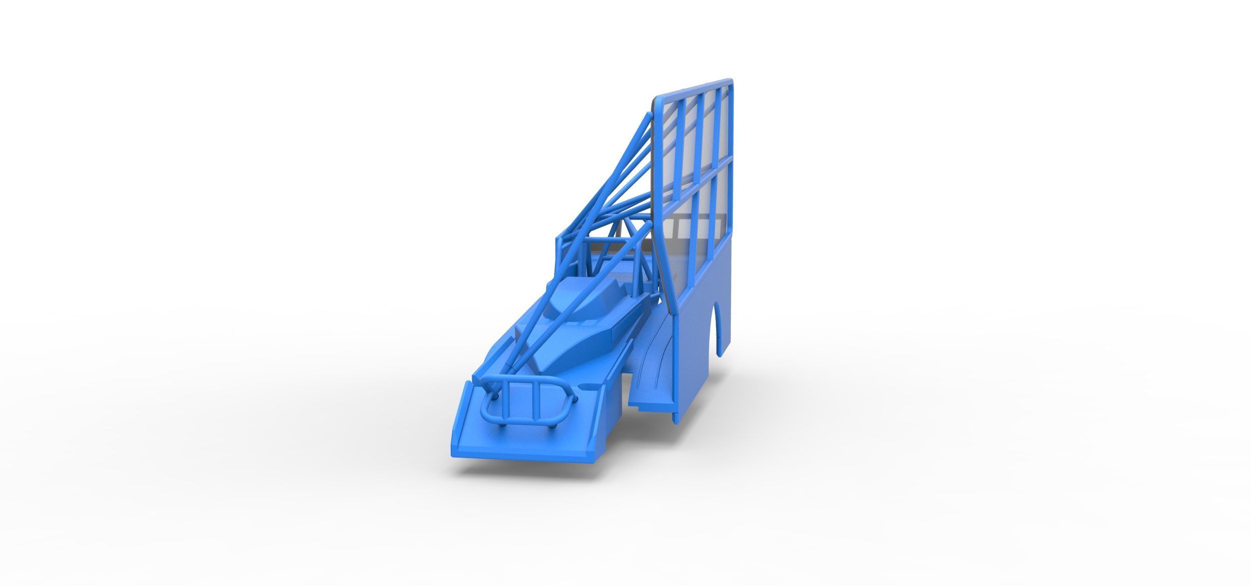 Shell of Northeast Dirt Modified with side wing Scale 1 to 25 3D print model_3