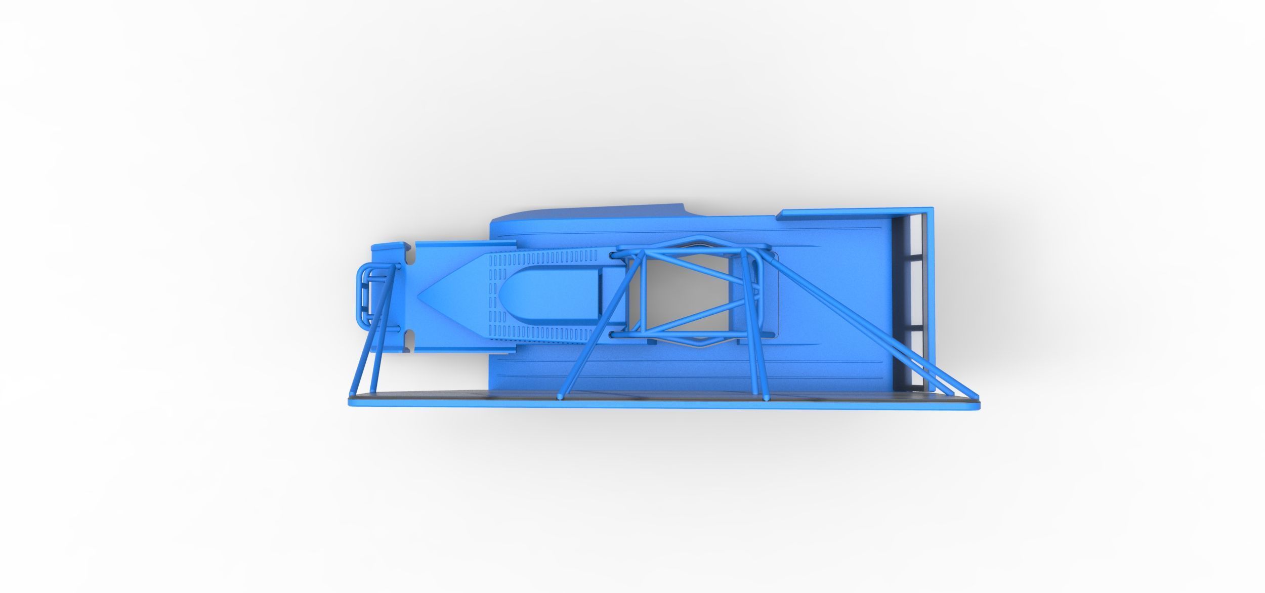 Shell of Northeast Dirt Modified with side wing Scale 1 to 25 3D print model_8