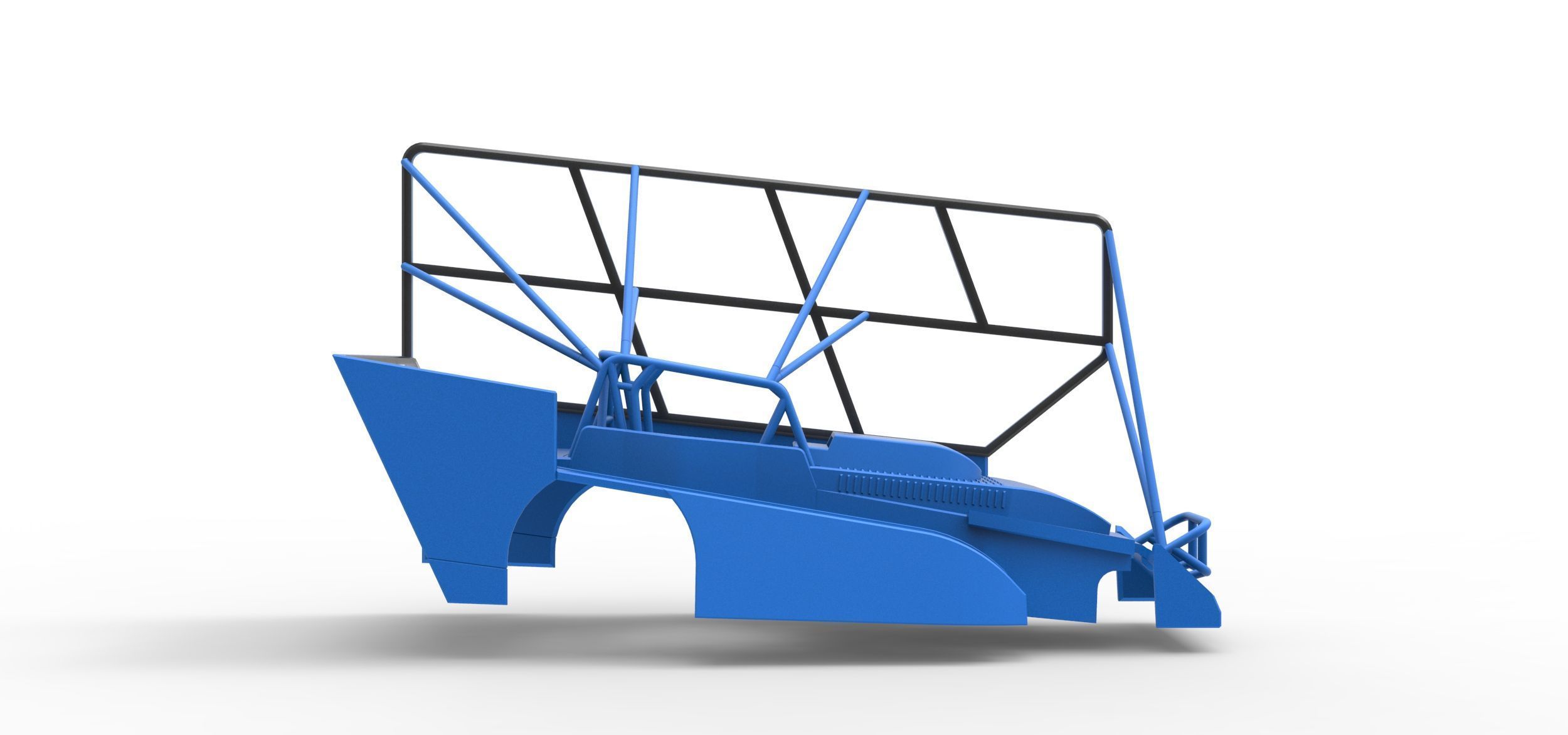 Shell of Northeast Dirt Modified with side wing Scale 1 to 25 3D print model_14