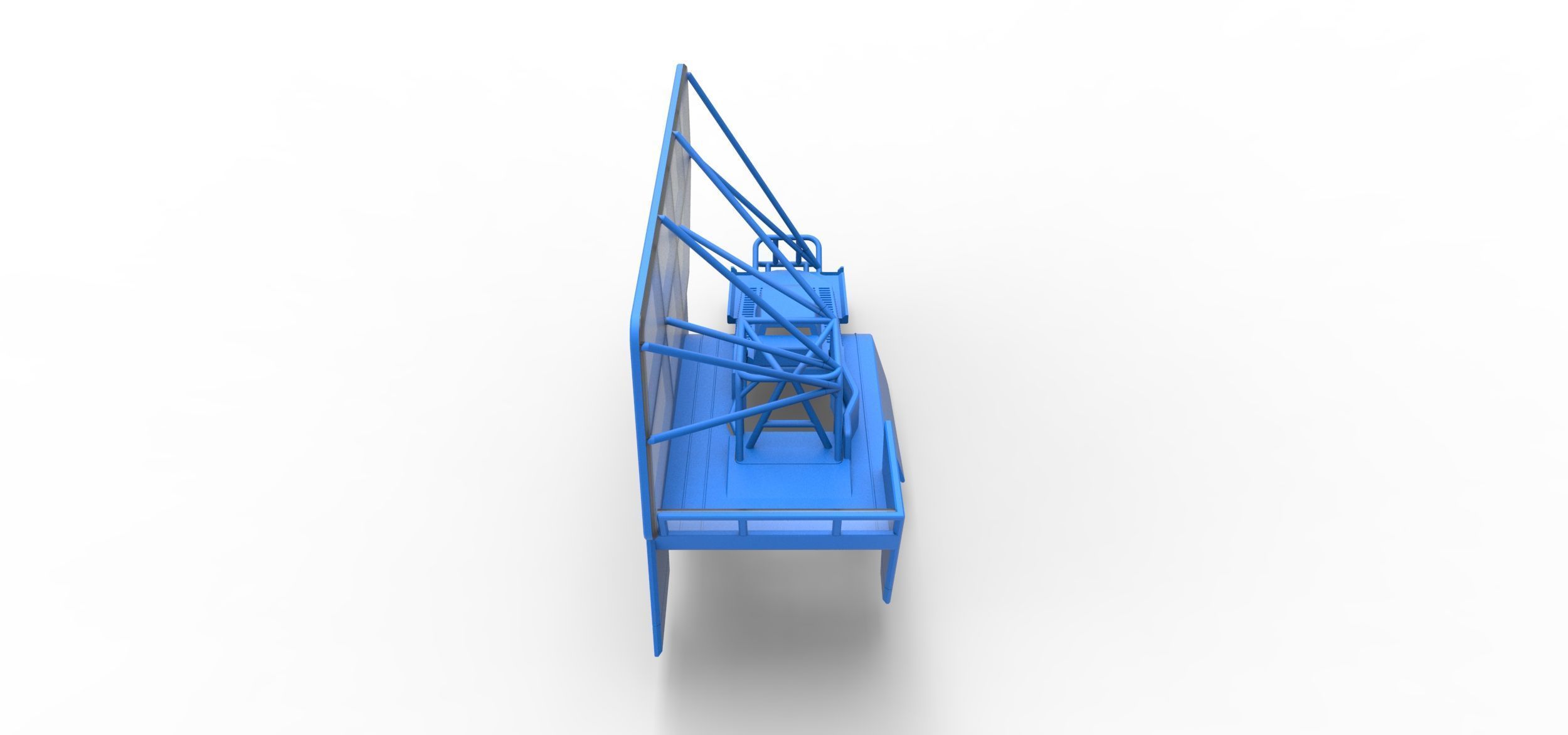 Shell of Northeast Dirt Modified with side wing Scale 1 to 25 3D print model_12