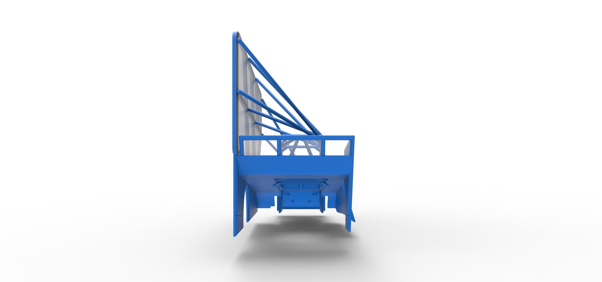 Shell of Northeast Dirt Modified with side wing Scale 1 to 25 3D print model_11