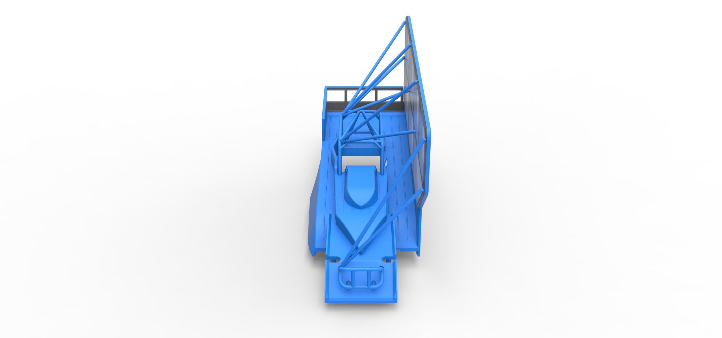 Shell of Northeast Dirt Modified with side wing Scale 1 to 25 3D print model_5
