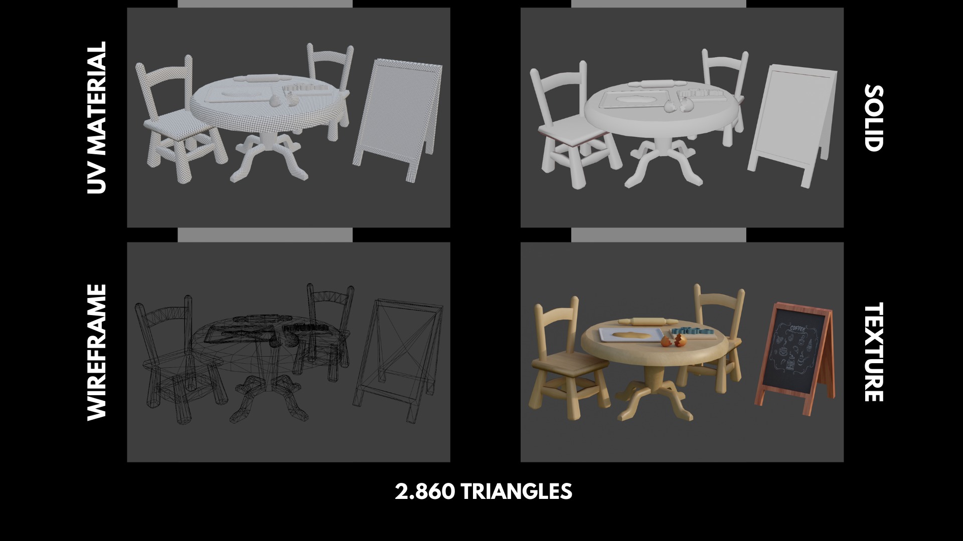Optimized Bakery Asset Bundle Low-poly 3D model_6