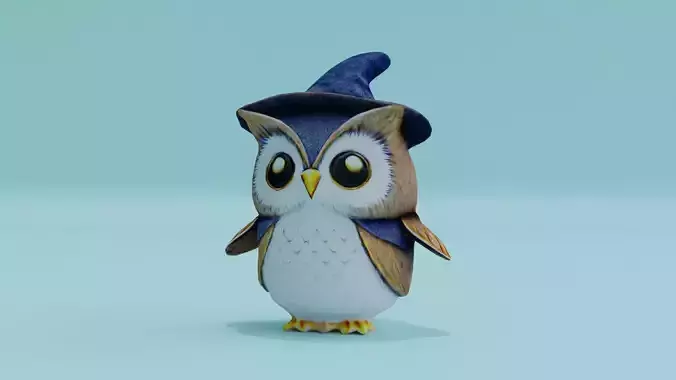 Owl Wizard Hat Toy Cartoon
