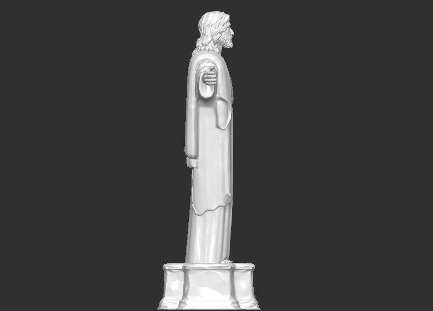 Jesus christ statue 3D print model_6