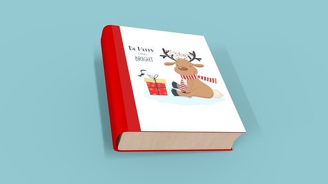 Christmas Book Free low-poly 3D model