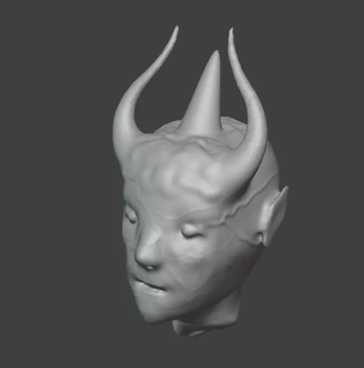 Demon 3D model_0