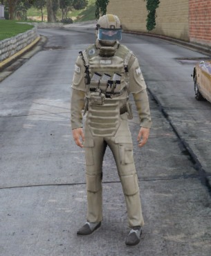 Austrian Cobra Military Uniform Clean Dirty Versions  Complete  3D Model Collection_45