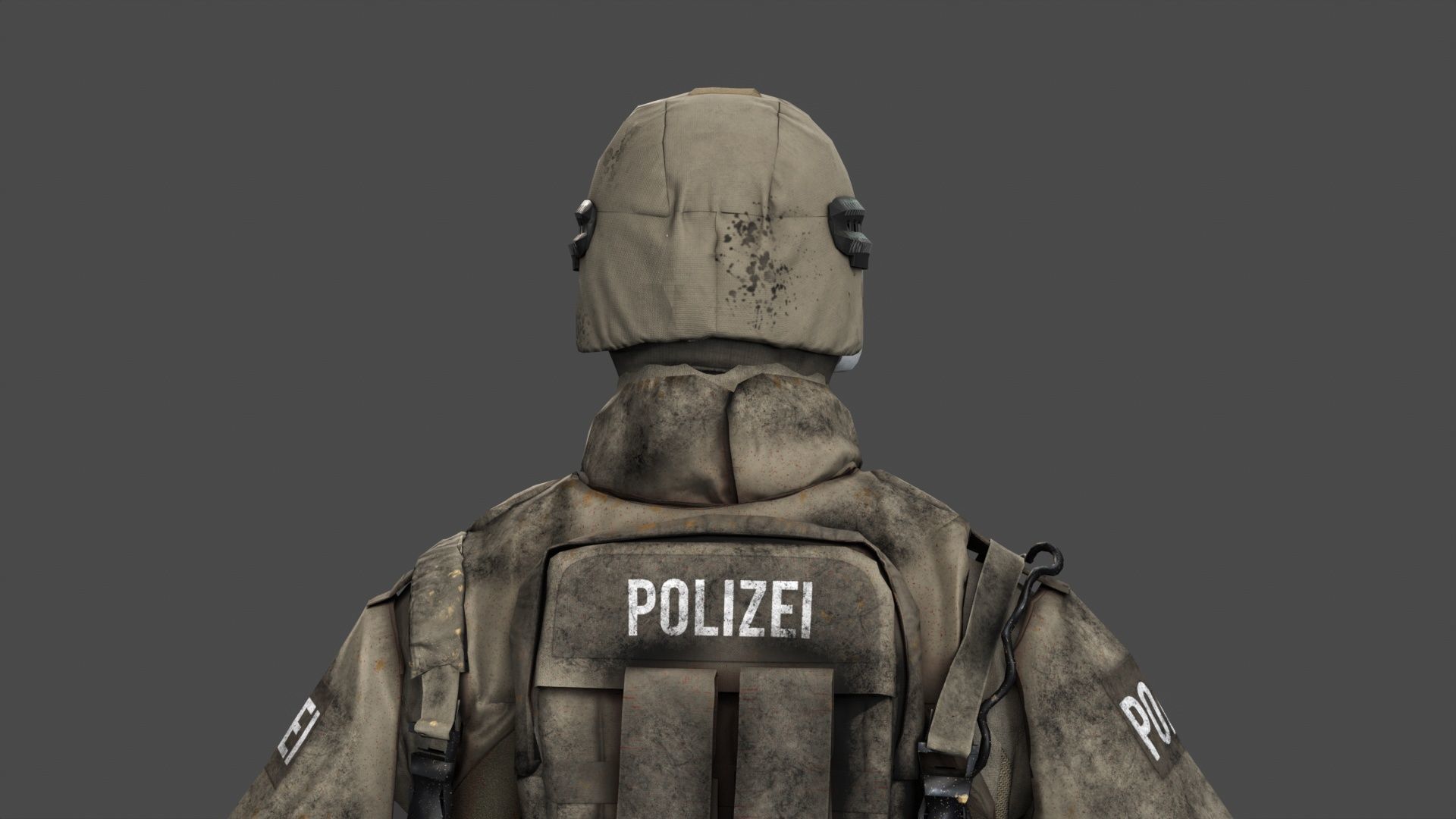 Austrian Cobra Military Uniform Clean Dirty Versions  Complete  3D Model Collection_23