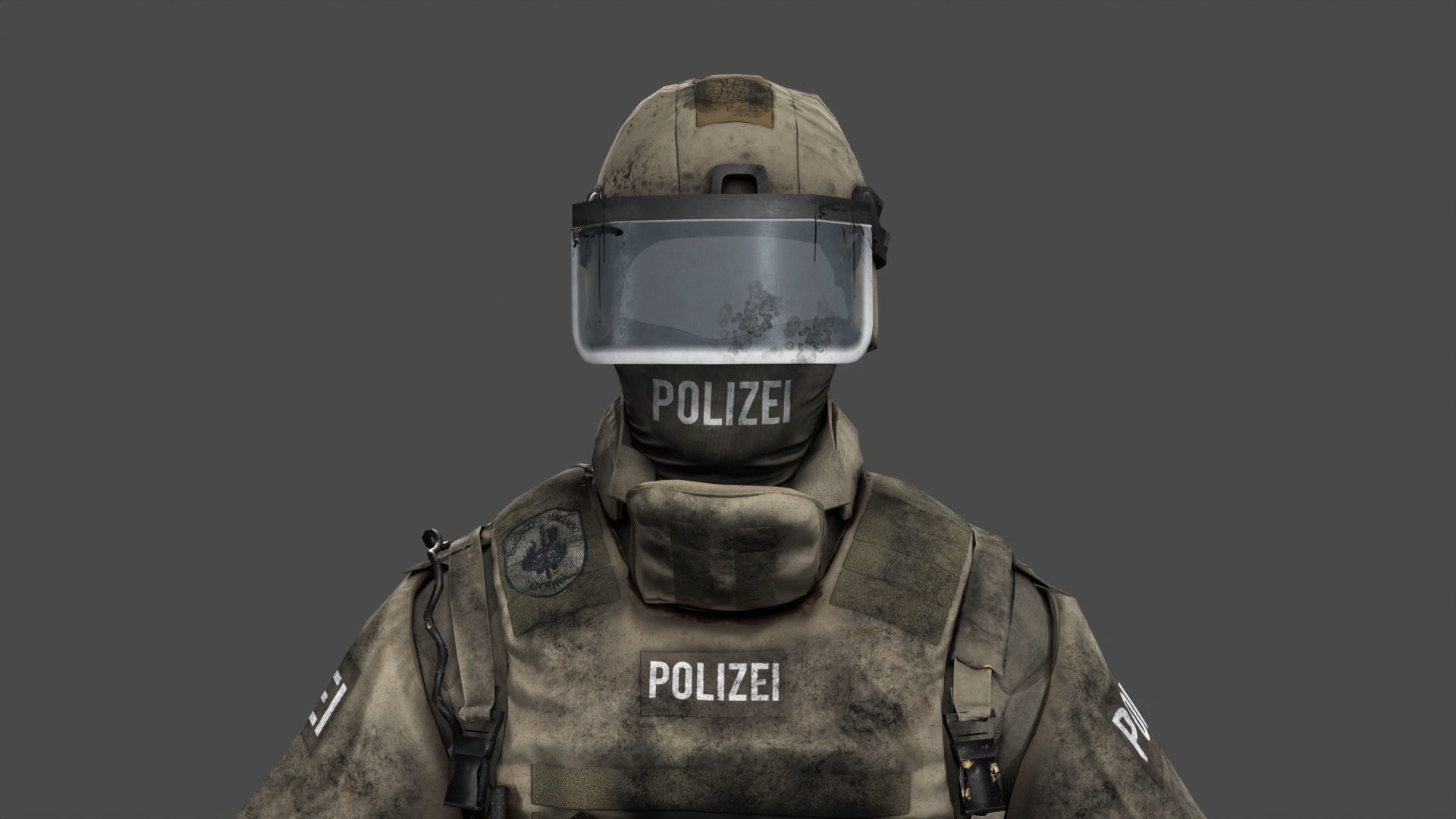 Austrian Cobra Military Uniform Clean Dirty Versions  Complete  3D Model Collection_20