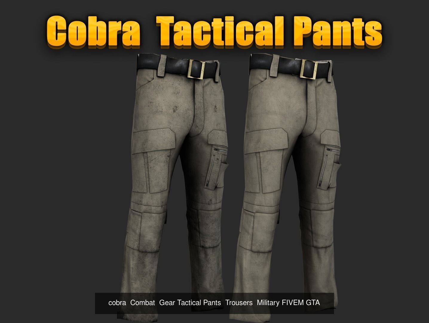 Austrian Cobra Military Uniform Clean Dirty Versions  Complete  3D Model Collection_16