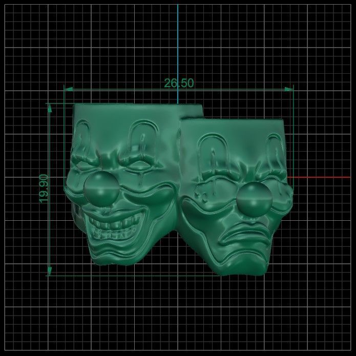 Smile Theatre Mask 3D print model_8
