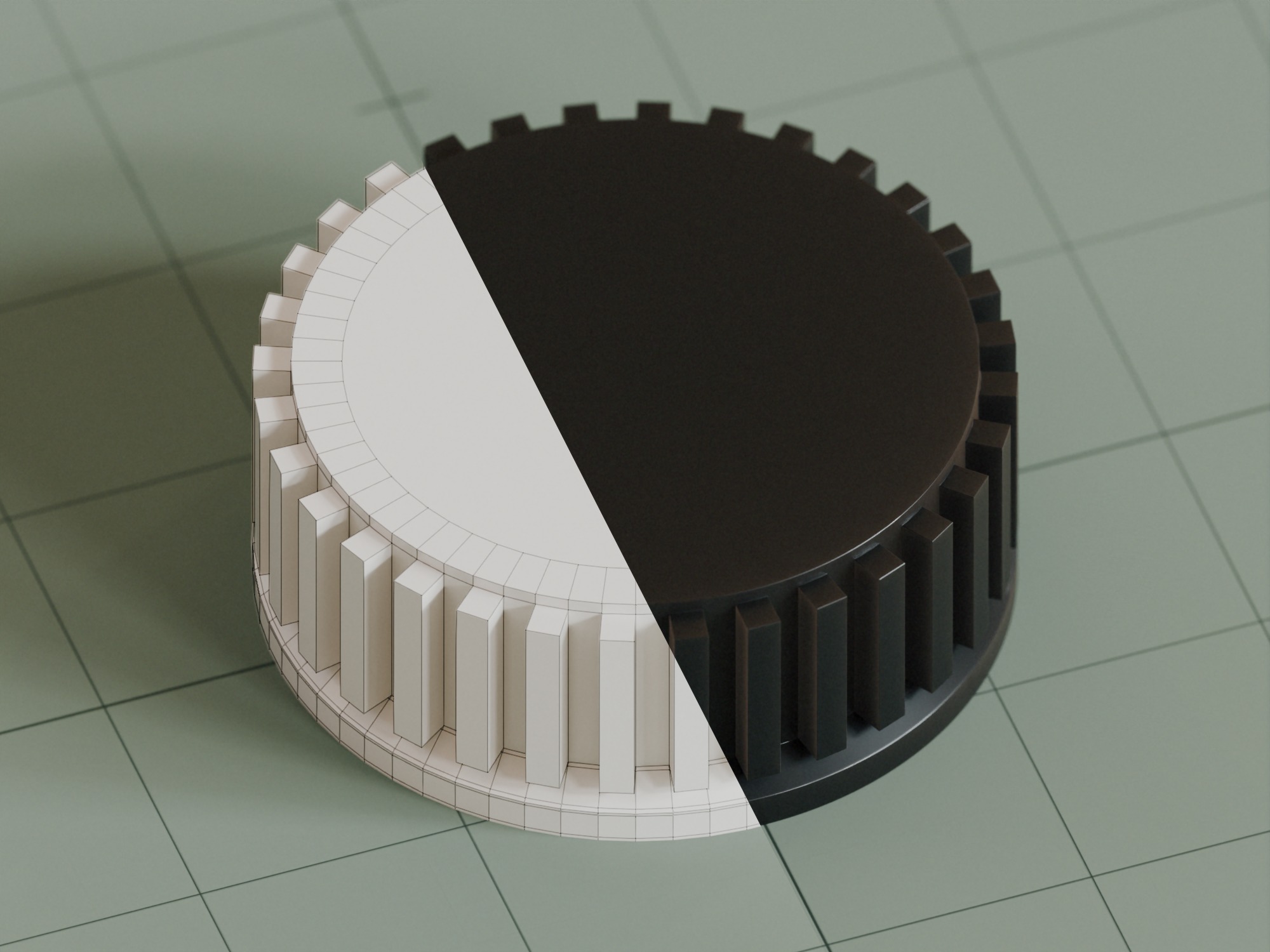 25 Unique Dials and Knobs Game Ready Subdivision Ready  Low-poly 3D model_14