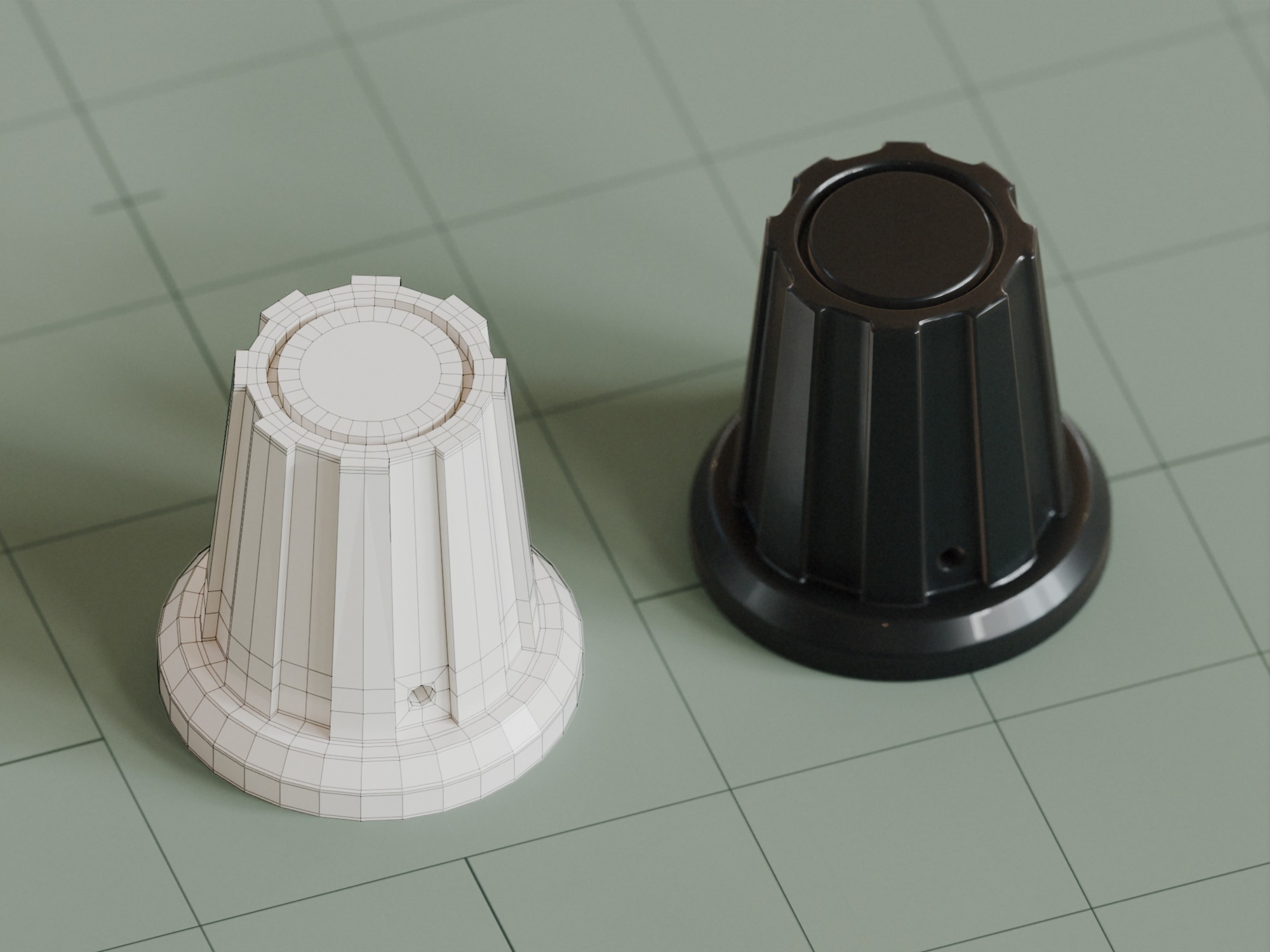 25 Unique Dials and Knobs Game Ready Subdivision Ready  Low-poly 3D model_3