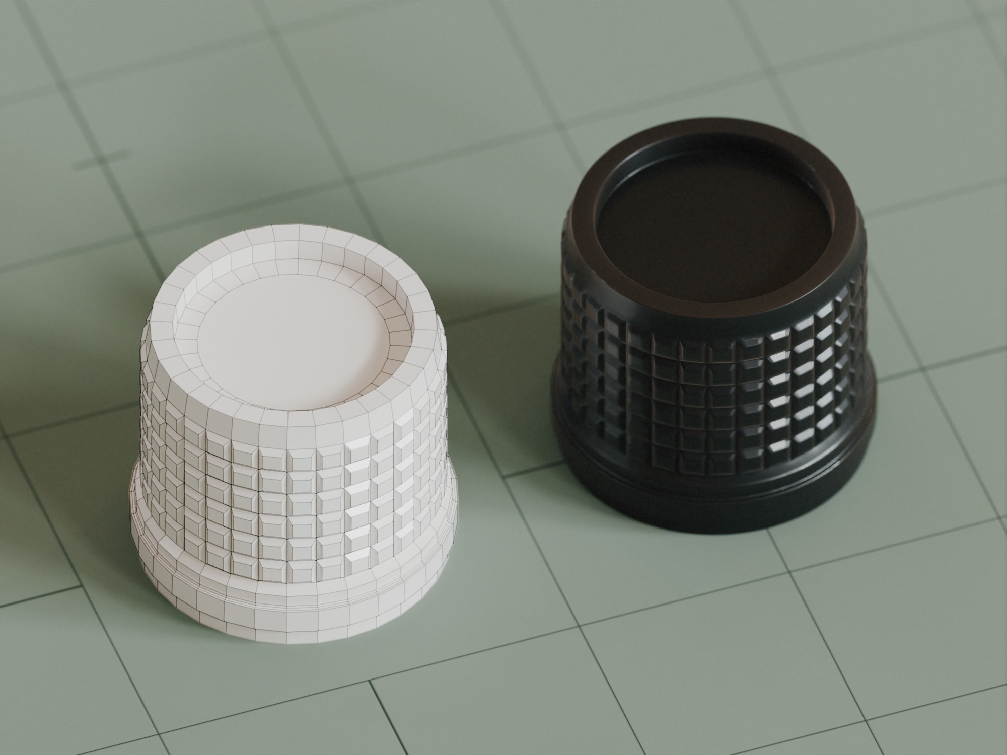 25 Unique Dials and Knobs Game Ready Subdivision Ready  Low-poly 3D model_11