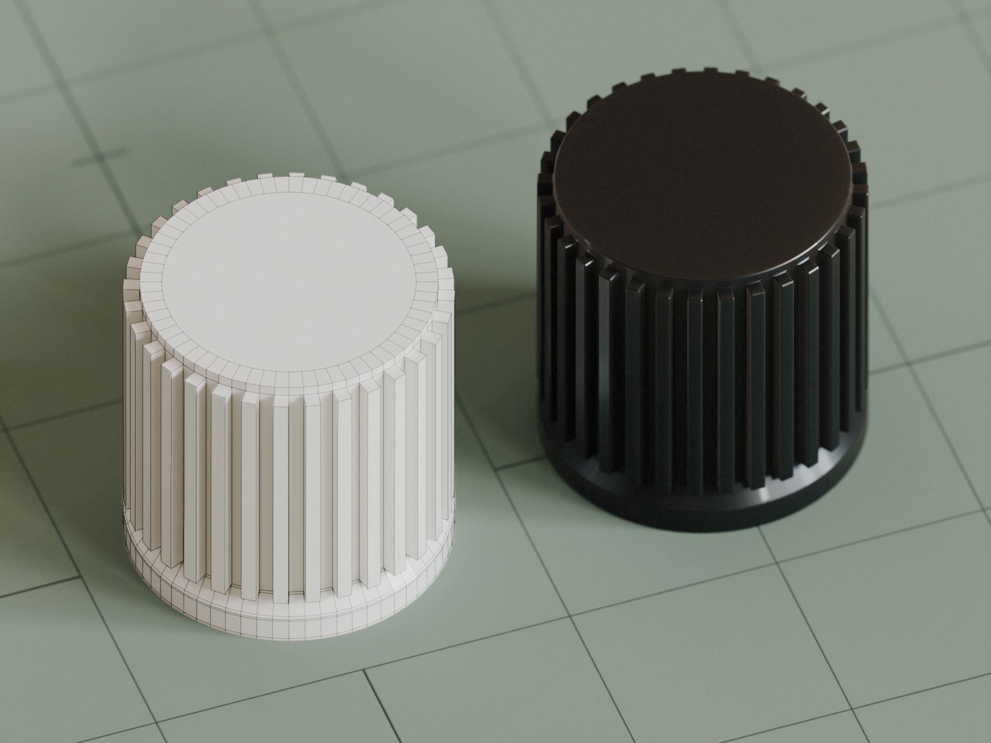 25 Unique Dials and Knobs Game Ready Subdivision Ready  Low-poly 3D model_5