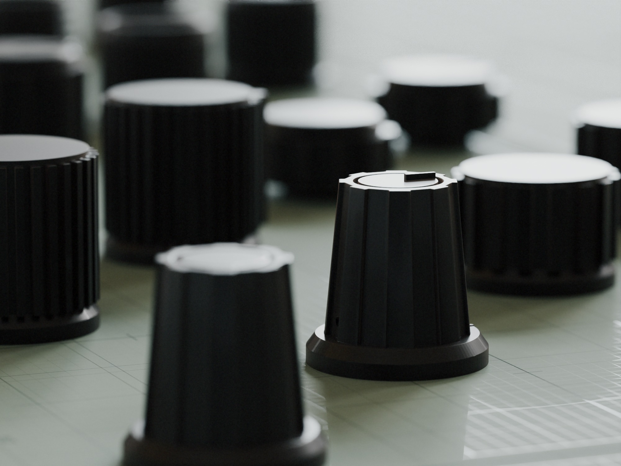 25 Unique Dials and Knobs Game Ready Subdivision Ready  Low-poly 3D model_20