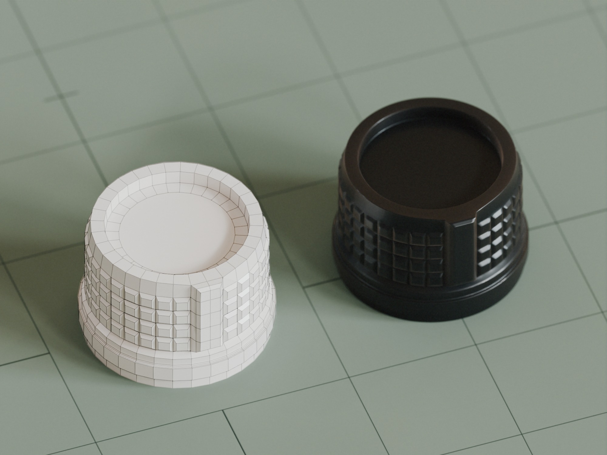 25 Unique Dials and Knobs Game Ready Subdivision Ready  Low-poly 3D model_12