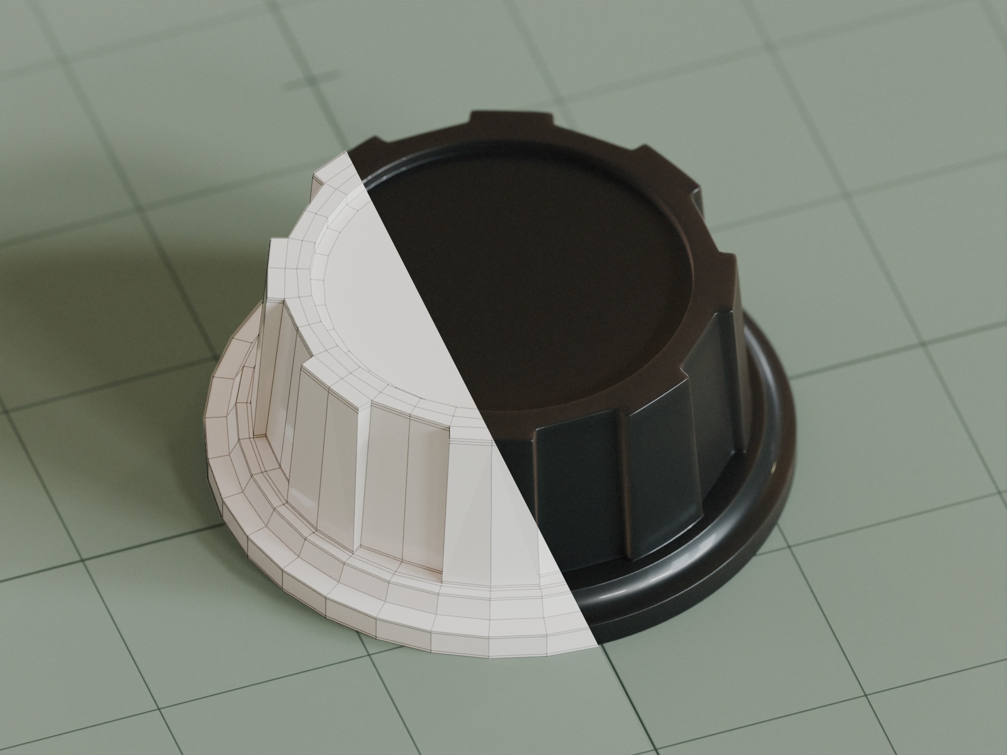 25 Unique Dials and Knobs Game Ready Subdivision Ready  Low-poly 3D model_13