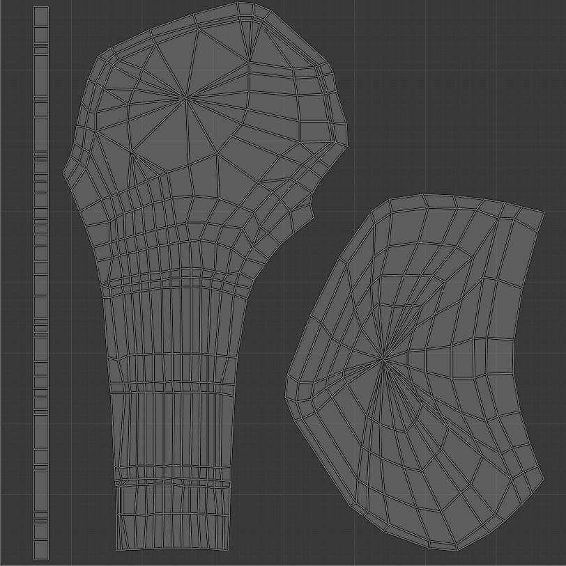 Yatagan Sword Low-poly 3D model_14