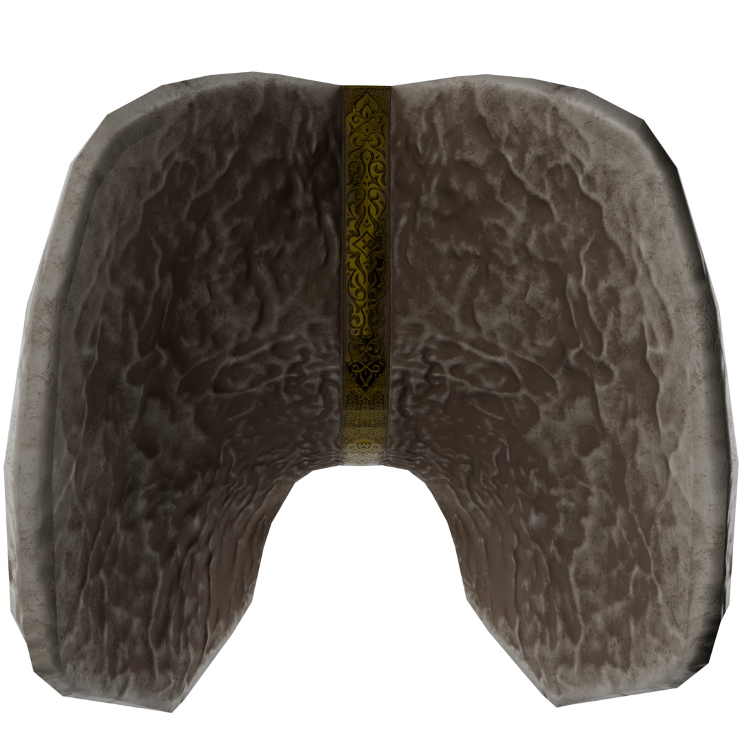 Yatagan Sword Low-poly 3D model_13